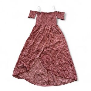 Floral Forever 21 Off-Shoulder Maxi Dress